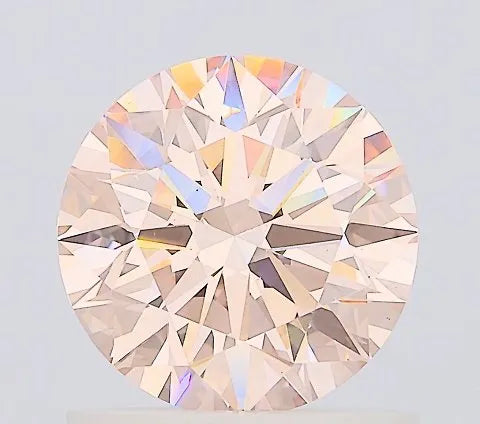 1.05ct Round Lab Grown Diamond (Colour Fancy Intense Pink, Clarity VS2, Cut ID, IGI Certified)