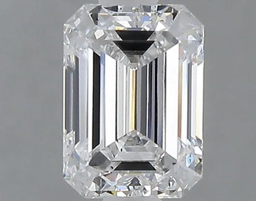 1.08ct Emerald Lab Grown Diamond (Colour D, Clarity VS2, IGI Certified)