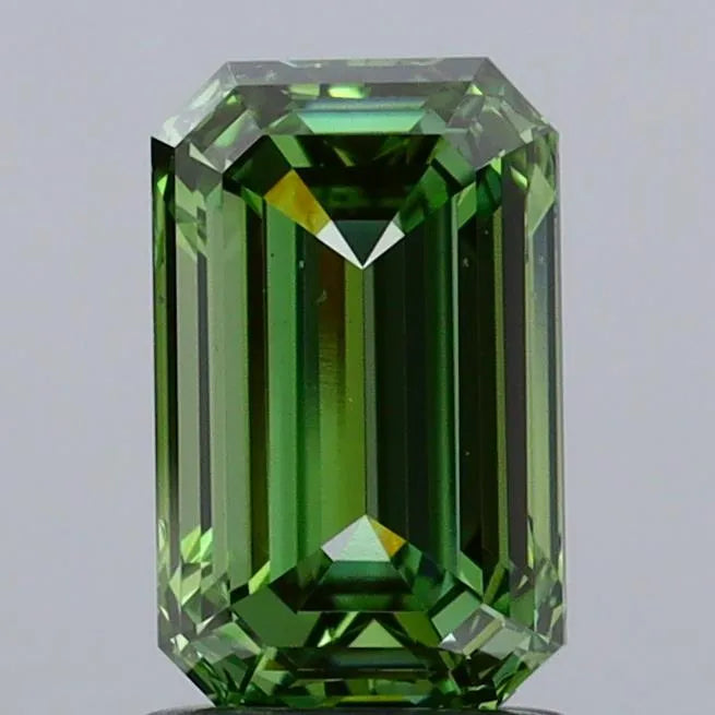 1.53ct Emerald Lab Grown Diamond (Colour Fancy Vivid Green, Clarity VS1, IGI Certified)