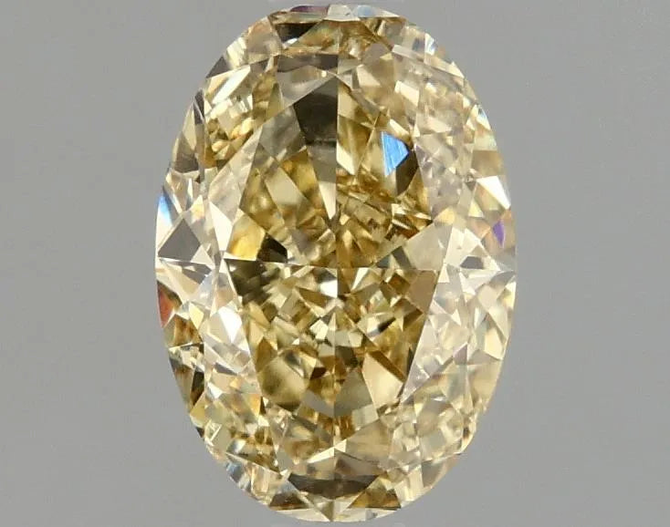 1.57ct Oval Lab Grown Diamond (Colour Fancy Intense Yellow, Clarity VS1, IGI Certified)