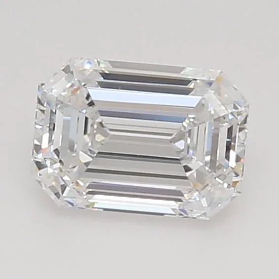 1.76ct Emerald Lab Grown Diamond (Colour D, Clarity IF, Cut EX, IGI Certified)
