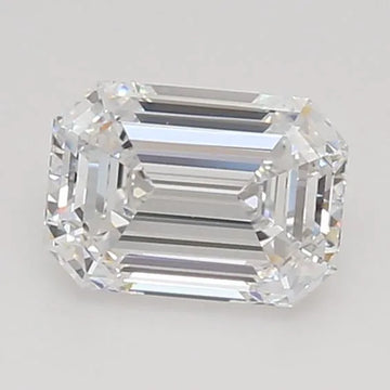 1.76ct Emerald Lab Grown Diamond (Colour D, Clarity IF, Cut EX, IGI Certified)