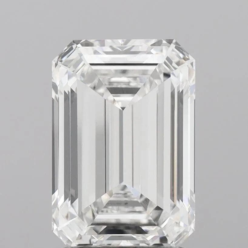2.02ct Emerald Lab Grown Diamond (Colour E, Clarity VVS1, IGI Certified)
