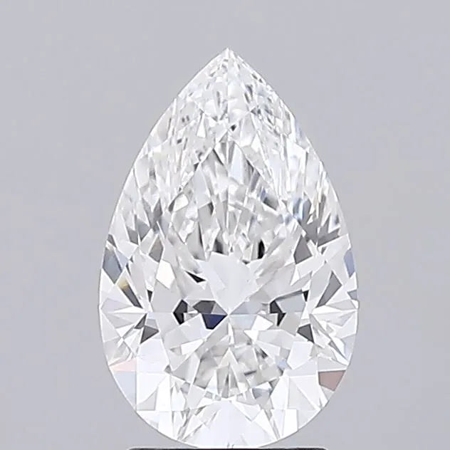 2.14ct Pear Lab Grown Diamond (Colour E, Clarity VVS2, IGI Certified)