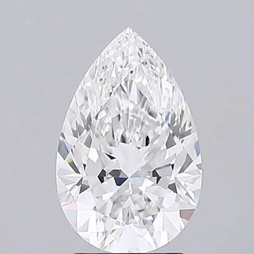 2.14ct Pear Lab Grown Diamond (Colour E, Clarity VVS2, IGI Certified)