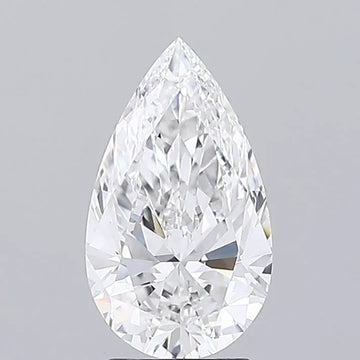 2.36ct Pear Lab Grown Diamond (Colour E, Clarity VVS1, IGI Certified)