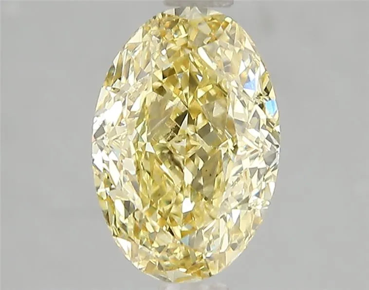 2.51ct Oval Lab Grown Diamond (Colour Fancy Intense Yellow, Clarity VS2, IGI Certified)