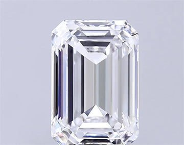 3.01ct Emerald Lab Grown Diamond (Colour D, Clarity VVS1, IGI Certified)