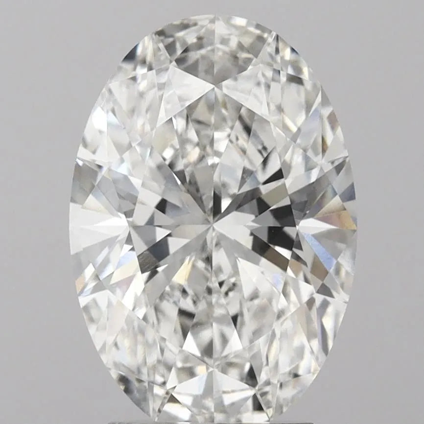 3.20ct Oval Lab Grown Diamond (Colour E, Clarity VVS2, IGI Certified)