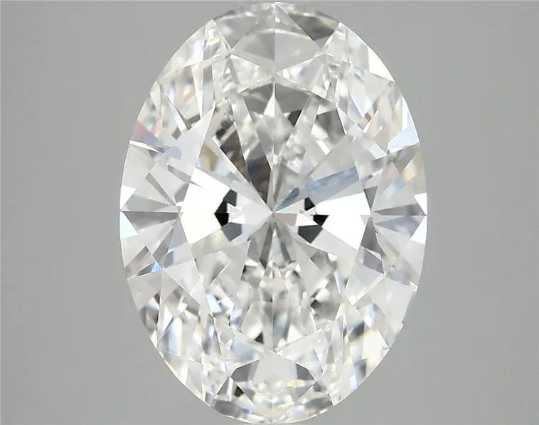 3.87ct Oval Lab Grown Diamond (Colour F, Clarity VVS2, IGI Certified)