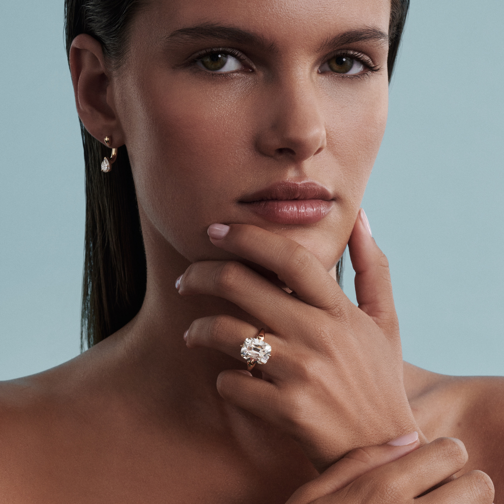 Interval - 8.01ct Antique Cut Cushion Ring
