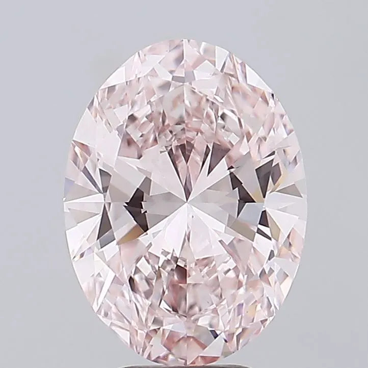 5.00ct Oval Lab Grown Diamond (Colour Fancy Intense Pink, Clarity VS1, IGI Certified)