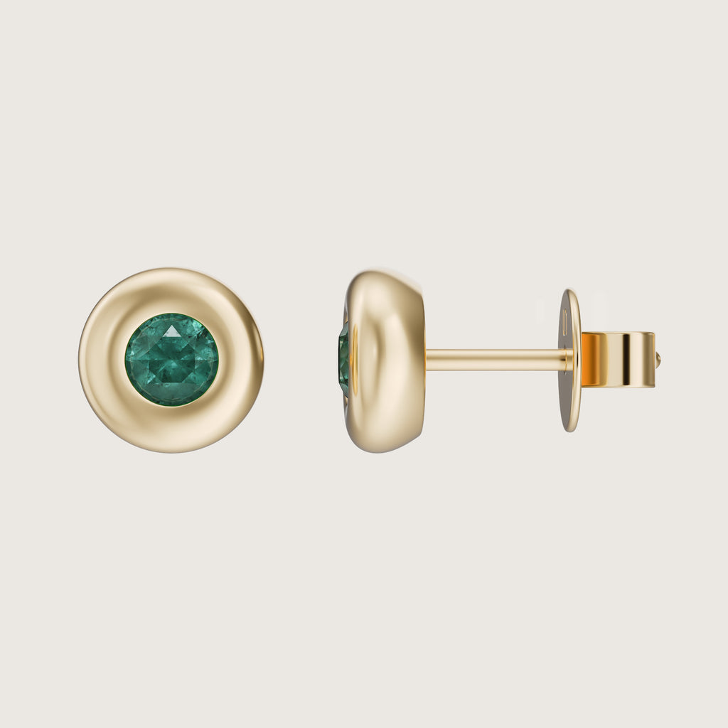 Forma Emerald Earrings