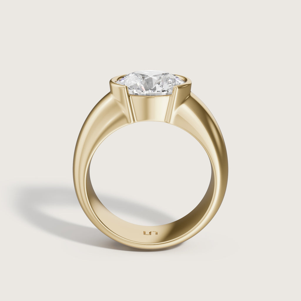 LINDELLI_Julep_Half_Domed_Ring_Yellow_Gold