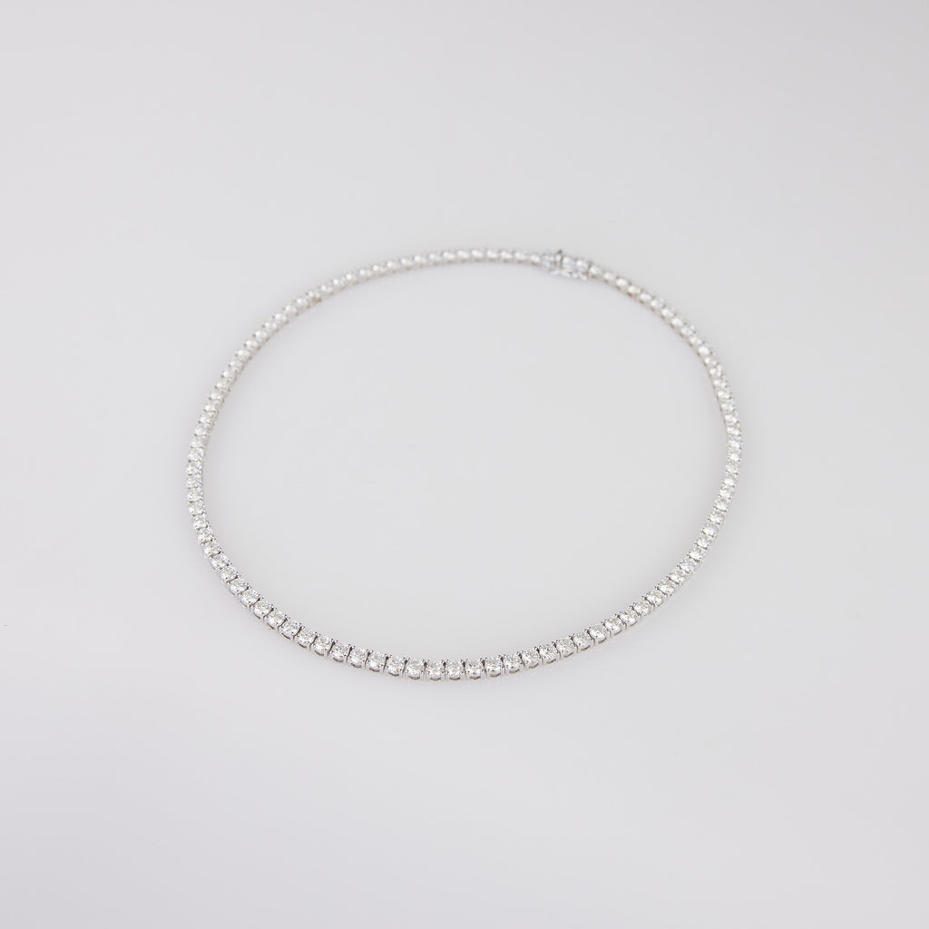 Lindelli_Large_Square_Set_Tennis_Necklace_White_Gold_Flat