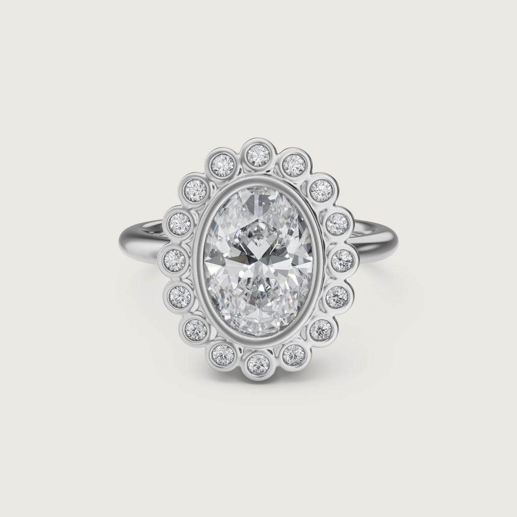 Deserta Oval Bezel Ring