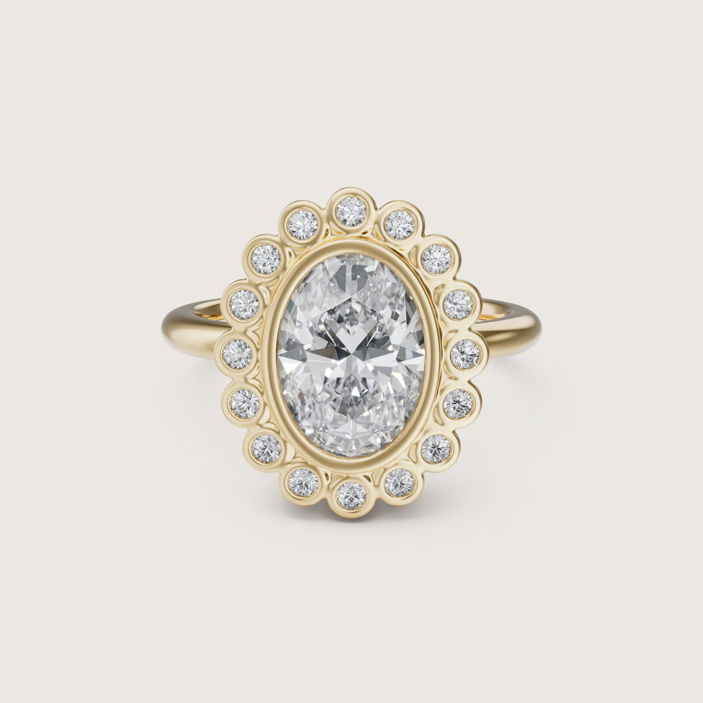 Deserta Oval Bezel Ring