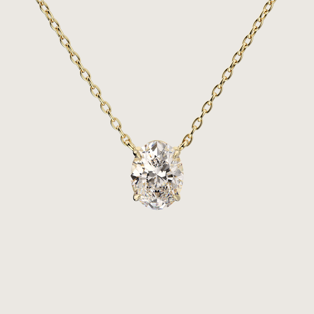 Yellow_Gold_Necklace_Oval_LINDELLI