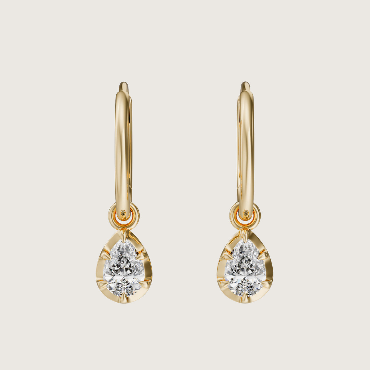 Yellow_Gold_Pear_Earrings_Lindelli